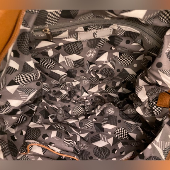 New Angel Barcelo Shoulder Bag Small Neutral Houndstooth Print - Picture 15 of 16